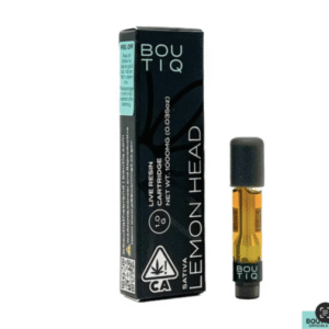 Boutiq Carts Lemon Head – Live Resin Cartridge 1-Gram (sativa)
