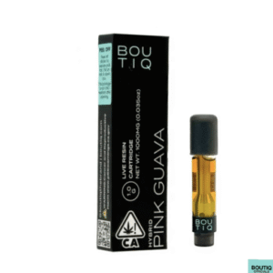 Boutiq Carts Pink Guava – Live Resin Cartridge 1-Gram (hybrid)