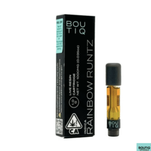Boutiq Carts Rainbow Runtz – Live Resin Cartridge 1-Gram (indica)